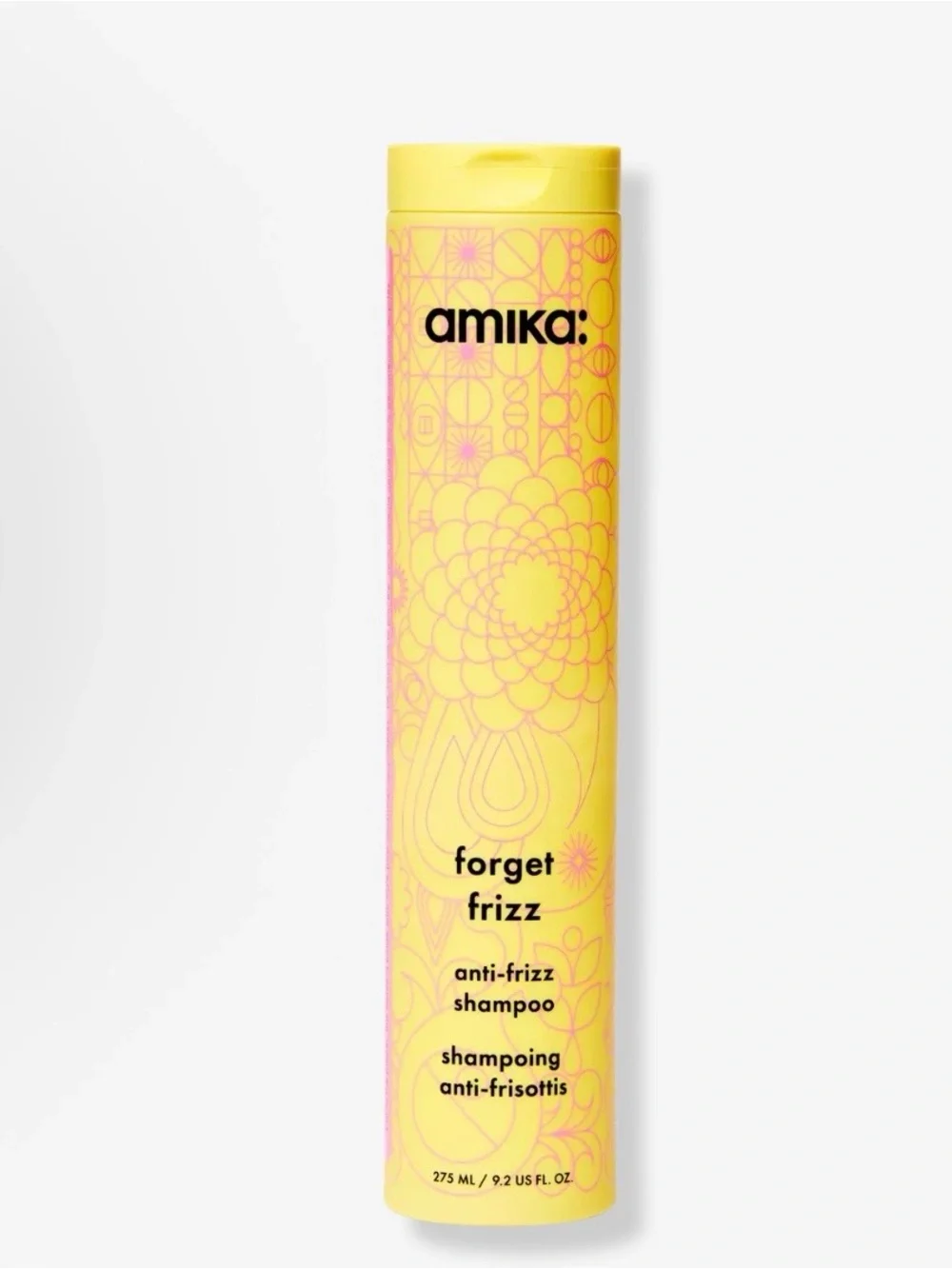 amika Forget Frizz Anti-Frizz Shampoo — Huge 275ML size new and sealed!